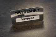 Бейдж металлический